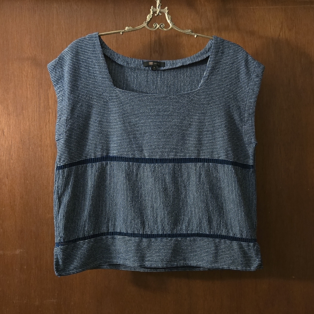 Frye Total Eclipse Railroad Stripe Shell Top - image 5